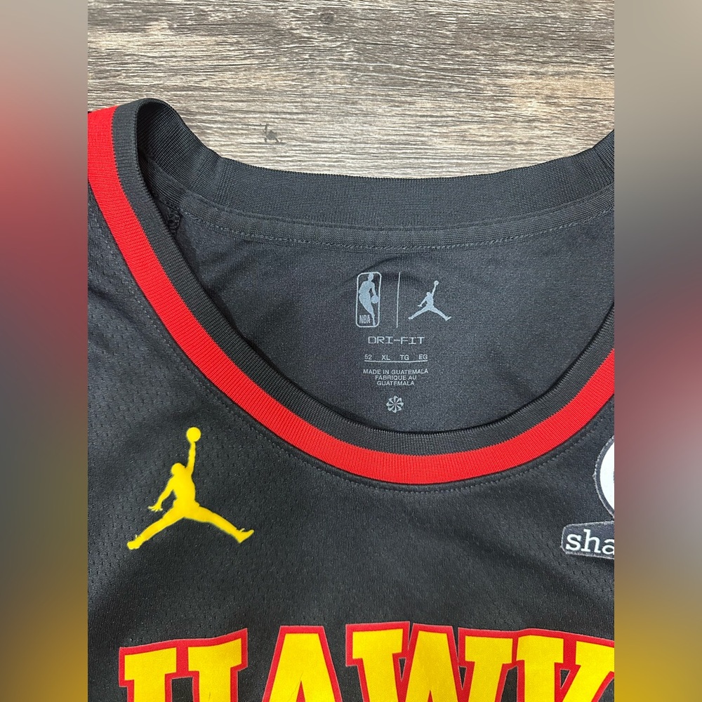 Atlanta Hawks Hunter Jordan Nike Authentic Jersey NBA Basketball Swingman 52 XL - Picture 3 of 5